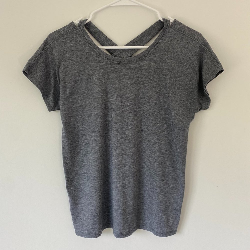 Athleta Girl Cross Strap Tank Top Active Work Out Shirt Size XL / 14